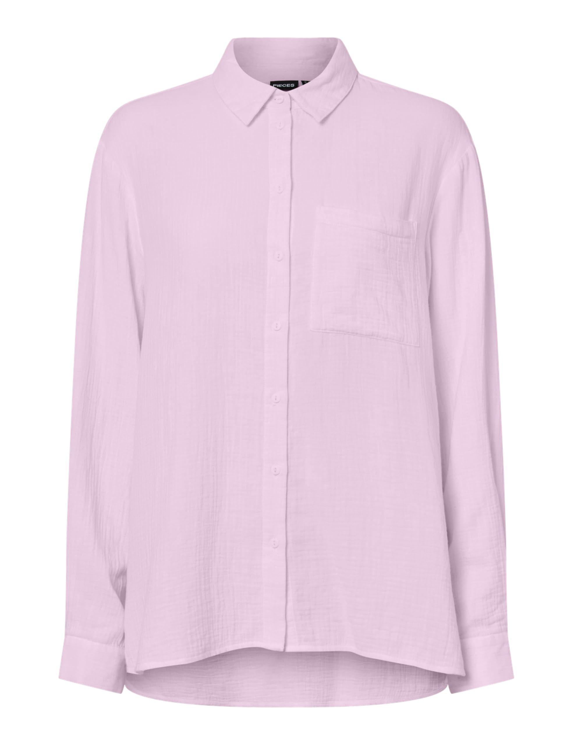 Pieces Pcsastina LS Shirt Wvn camicia donna comoda