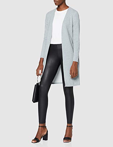 PIECES leggings ecopelle donna M-L effetto opaco