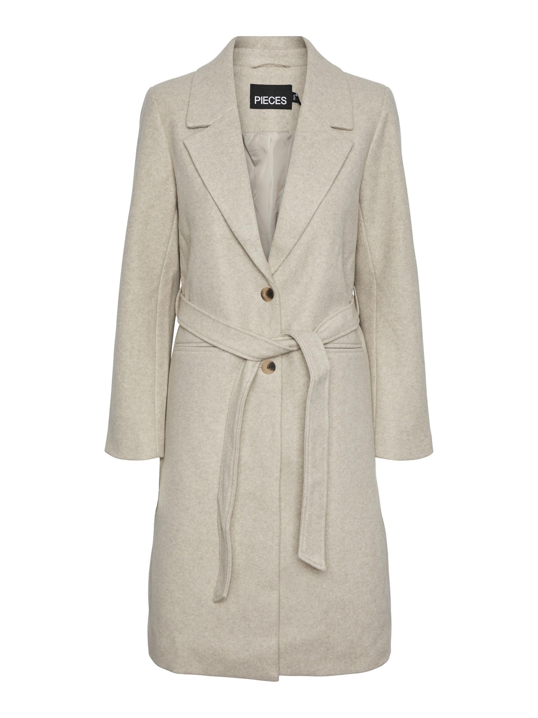 Pieces Pcnasha LS Coat Noos cappotto taglia S manica lunga