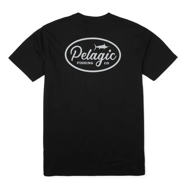 Pelagic Circled t-shirt uomo nera in cotone