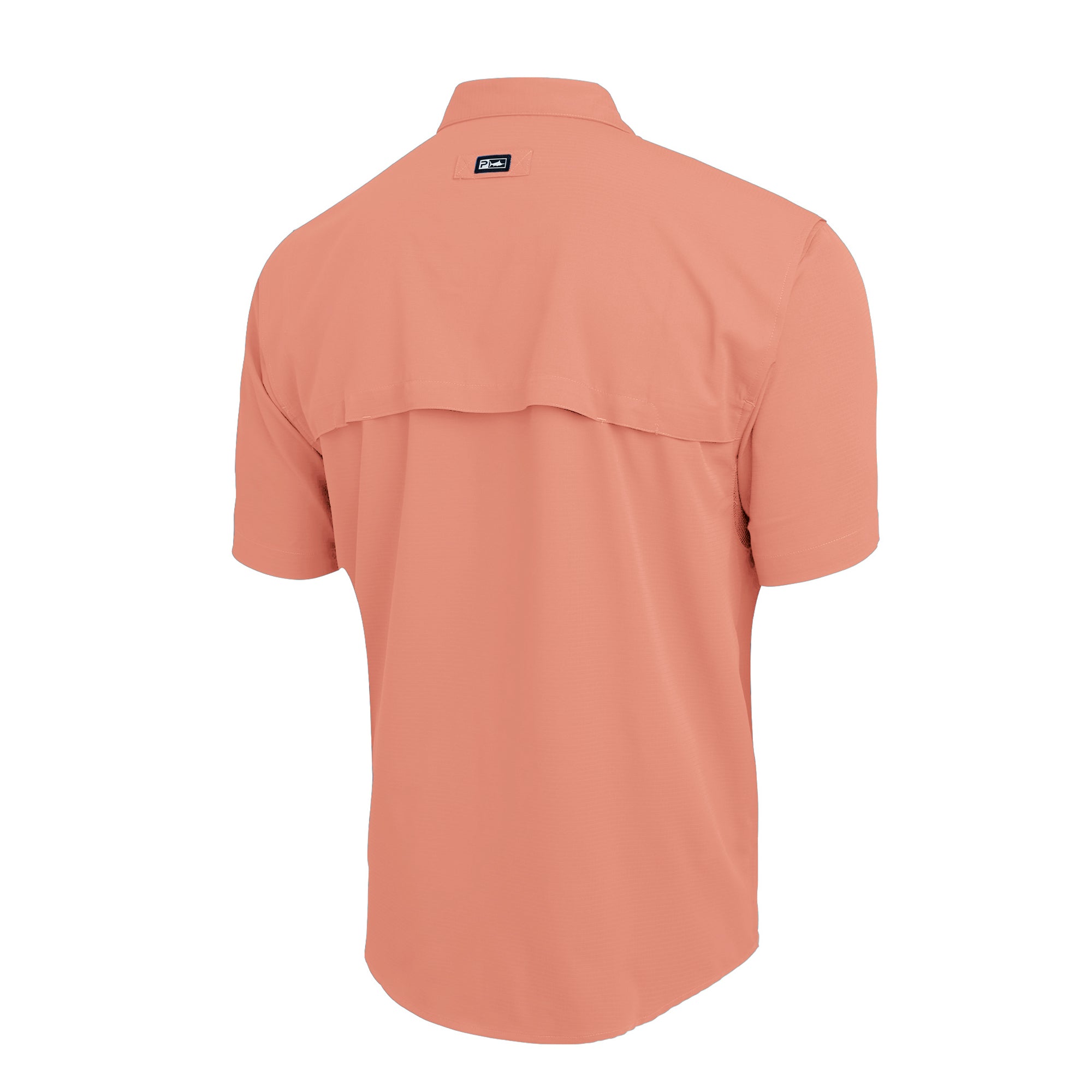 Pelagic Keys camicia uomo manica corta Corallo traspirante