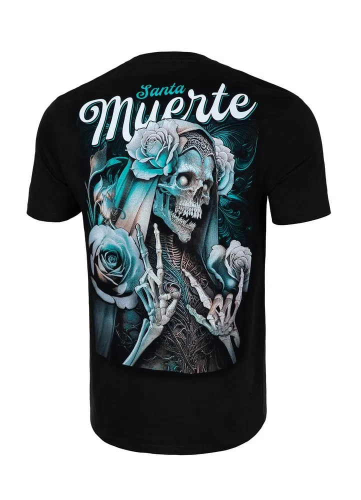 Pitbull Santa Muerte 24 t-shirt uomo cotone stampa retro