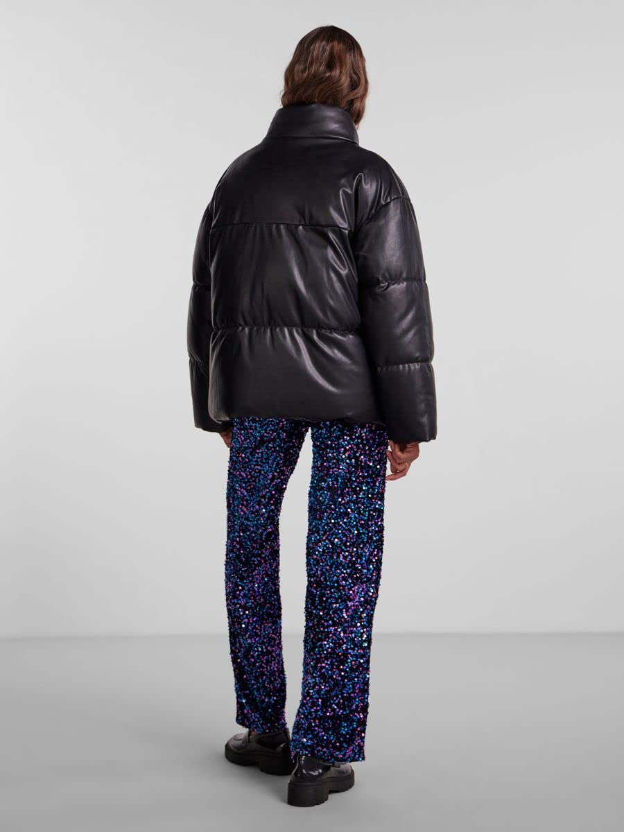 PIECES Pcadela Pu Jacket giacca XS ecopelle imbottita