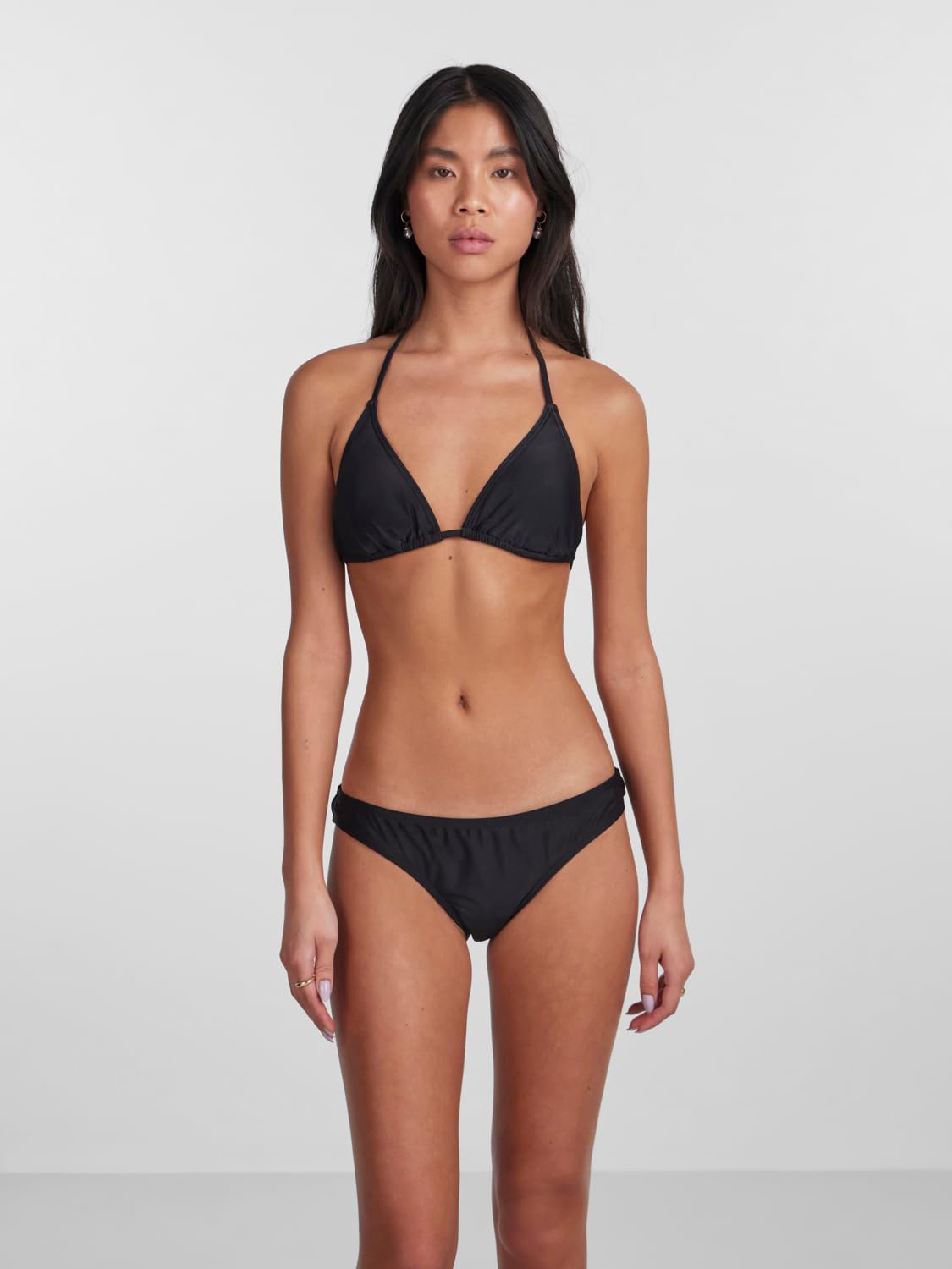 Pieces Pcbaomi Slip Bikini Donna Nero