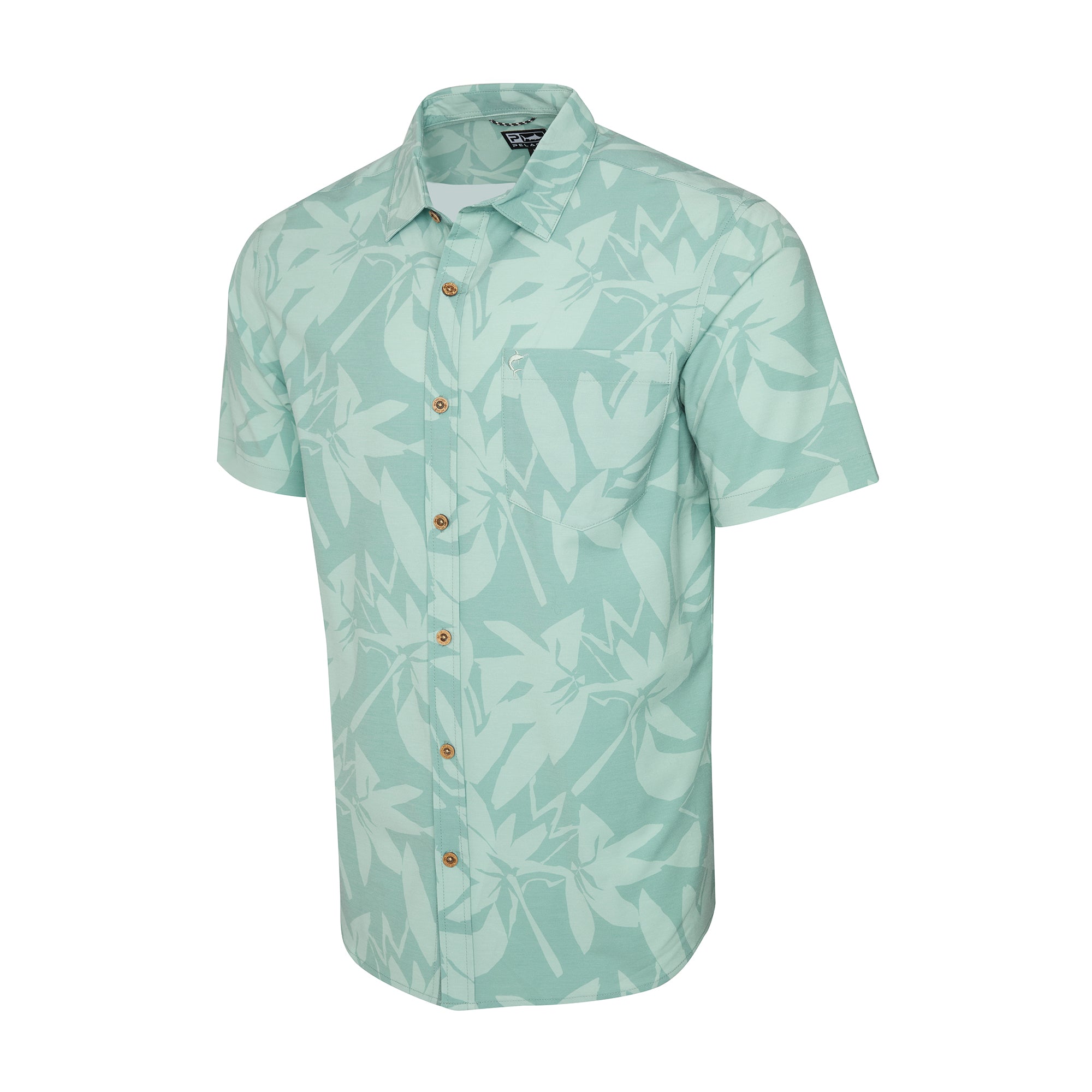 Pelagic Topshot camicia uomo salvia protezione UV