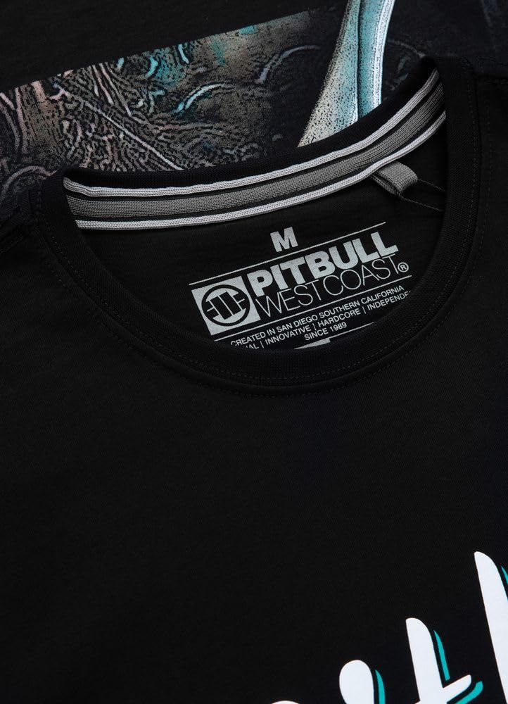 Pitbull Santa Muerte 24 t-shirt uomo cotone stampa retro