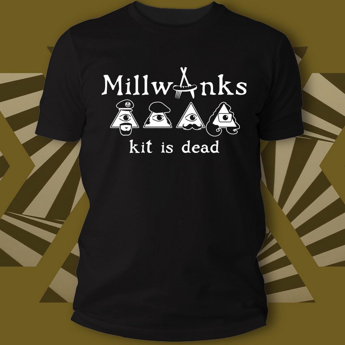 Millwanks Kit Is Dead t-shirt cotone organico