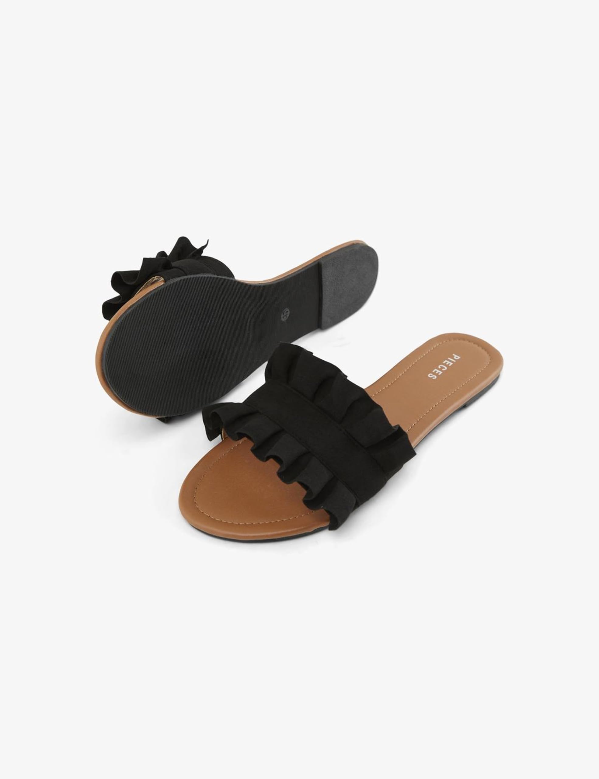 Pieces Psnola sandali donna nero estivi