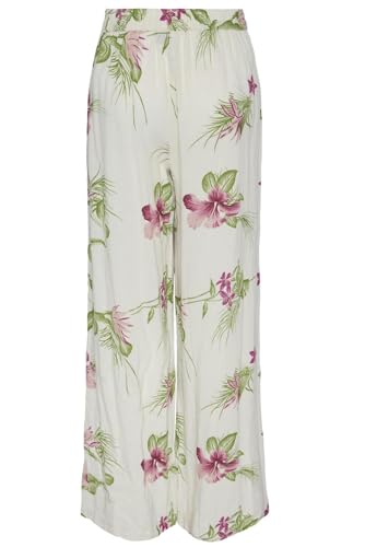 Pieces Pcaloha pantaloni donna M Eggnog Paradise fantasia