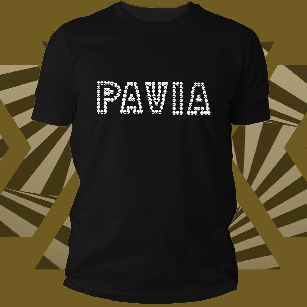 Matrix Music Store Pavia White Skull t-shirt unisex stampa digitale