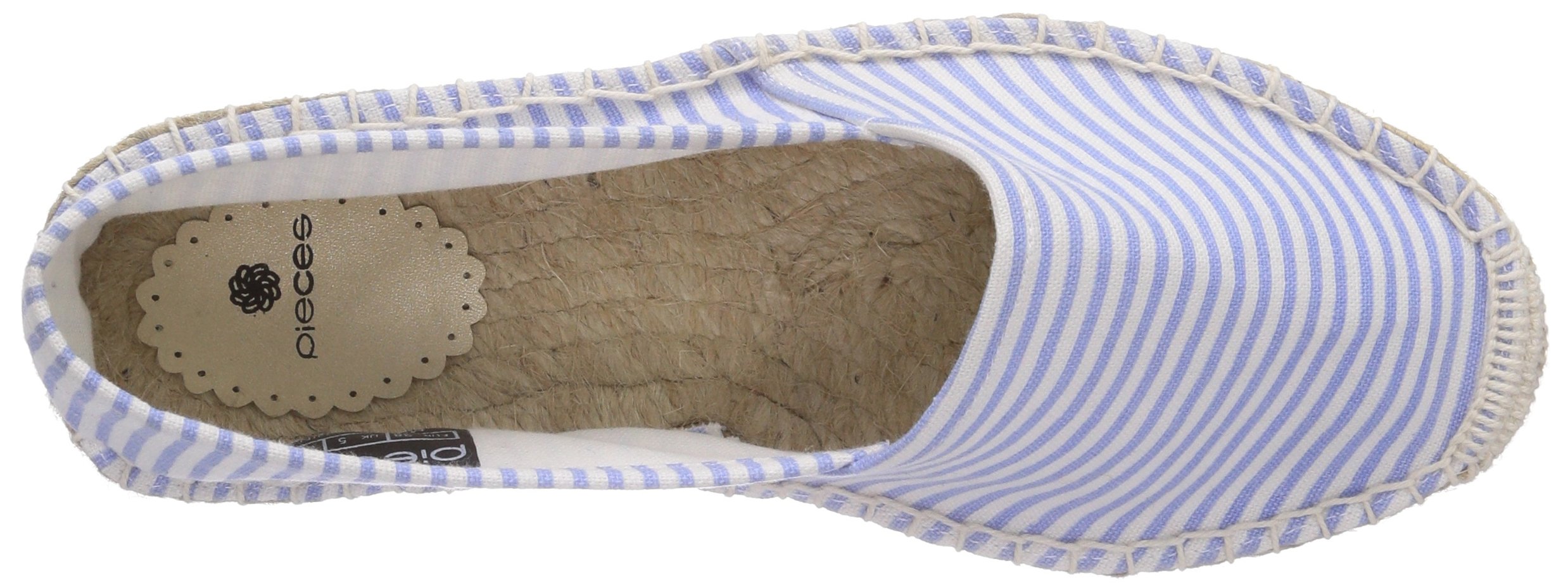 Pieces Haisha espadrillas donna blu tela 37 EU