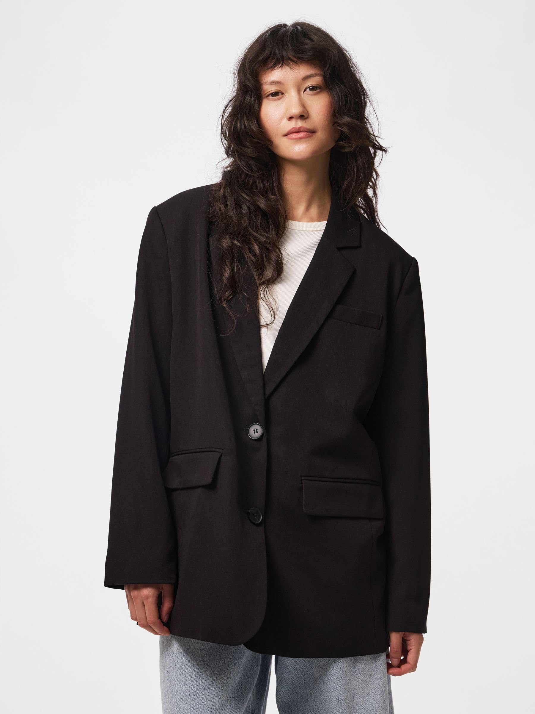Pieces Pckamil blazer donna uso quotidiano vestibilità comoda