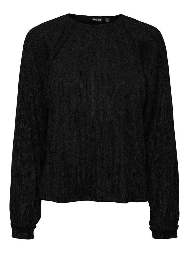 PIECES Pcdalilah New LS Top maglietta maniche lunghe
