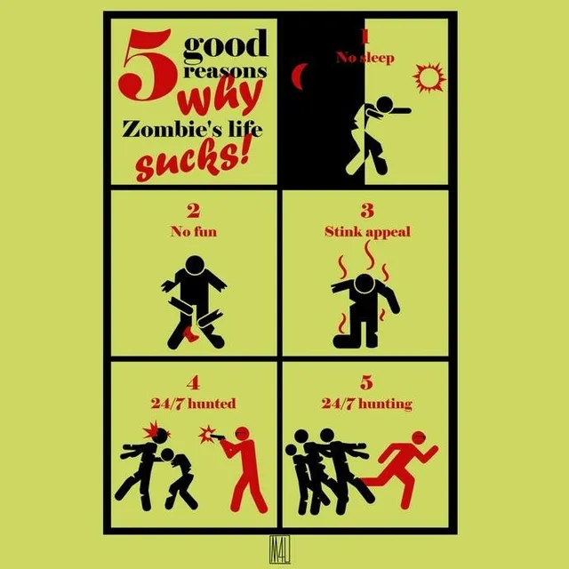 Matrix Music Store M4U Zombie Sucks t-shirt unisex cotone