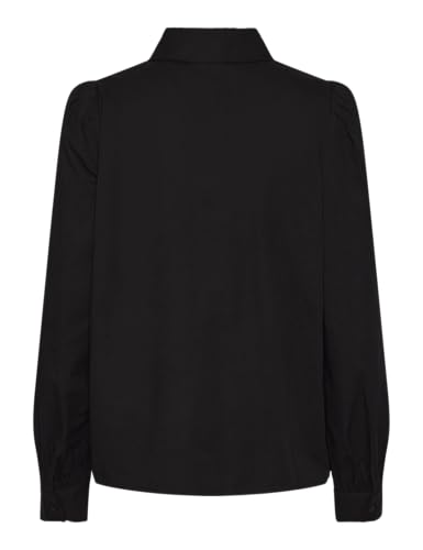 Pieces Pcnuda LS Embroidery Shirt camicia donna XS ricamata