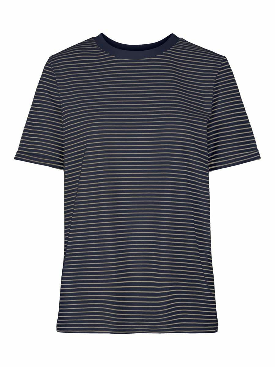 Pieces Pcria SS Fold Up Tee Noos BC t-shirt blu