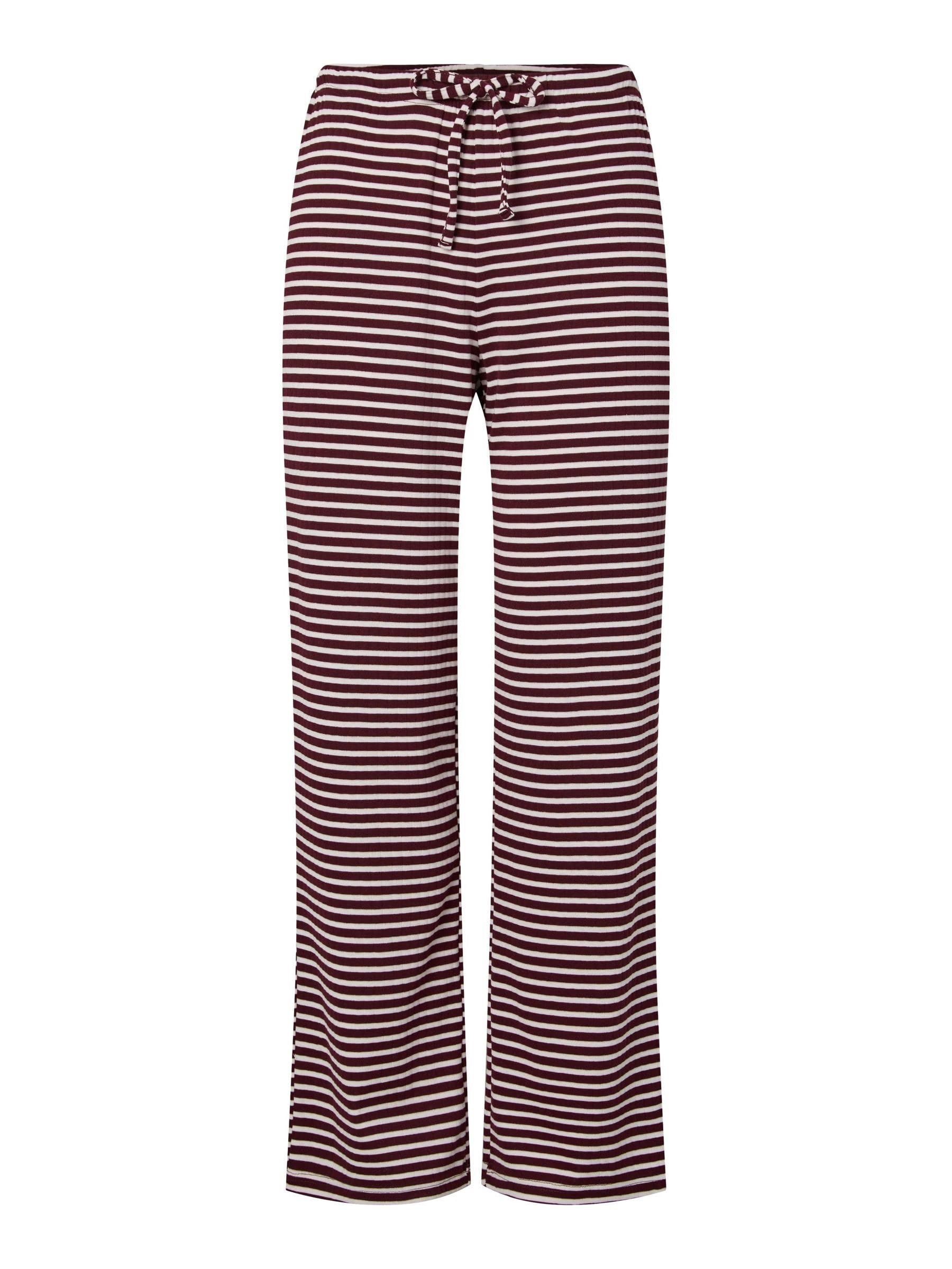 Pieces Pcsoffi HW Wide Pantaloni Donna Tawny Port