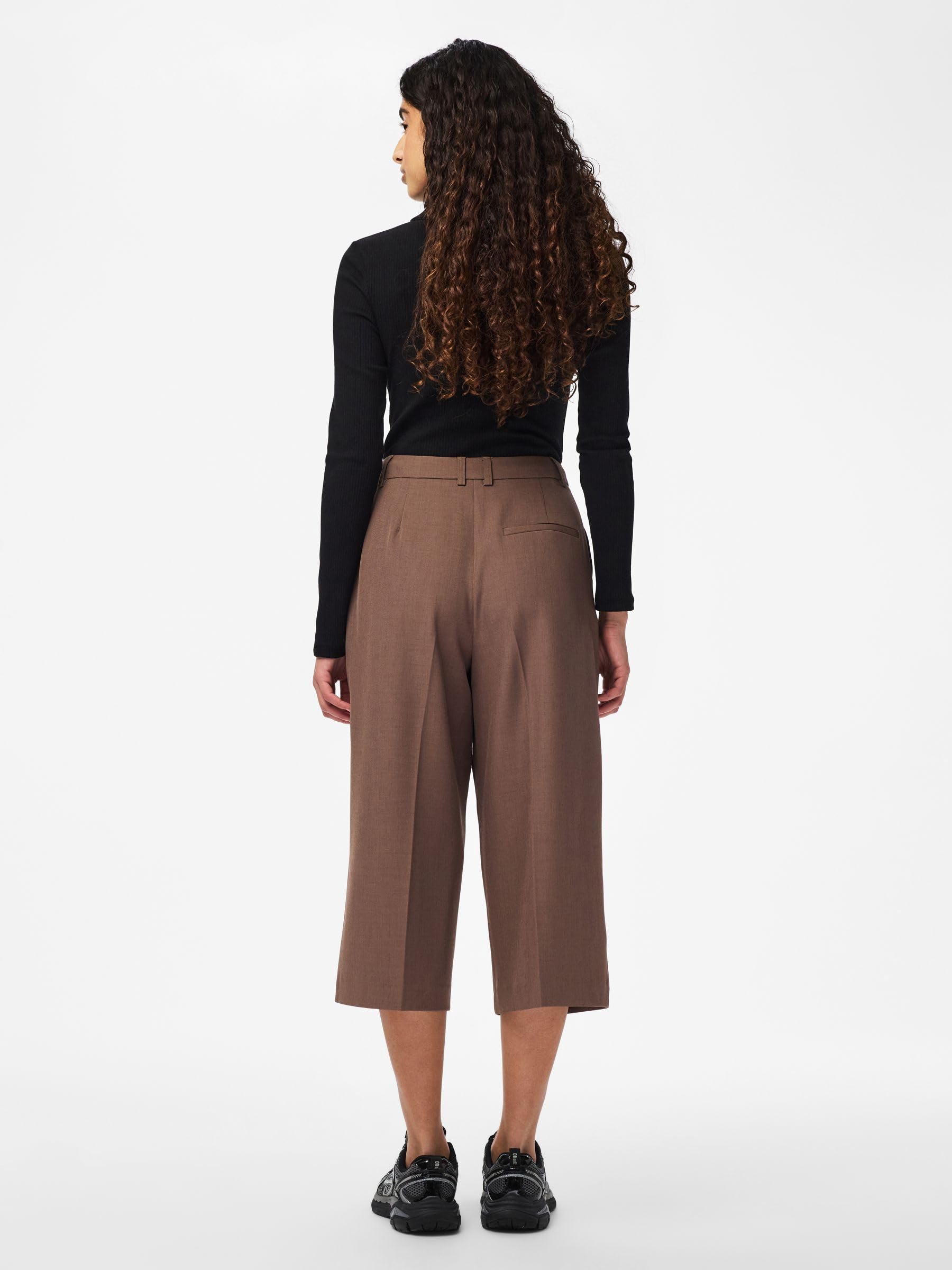 Pieces Pcblossom pantaloni donna culotte gamba ampia