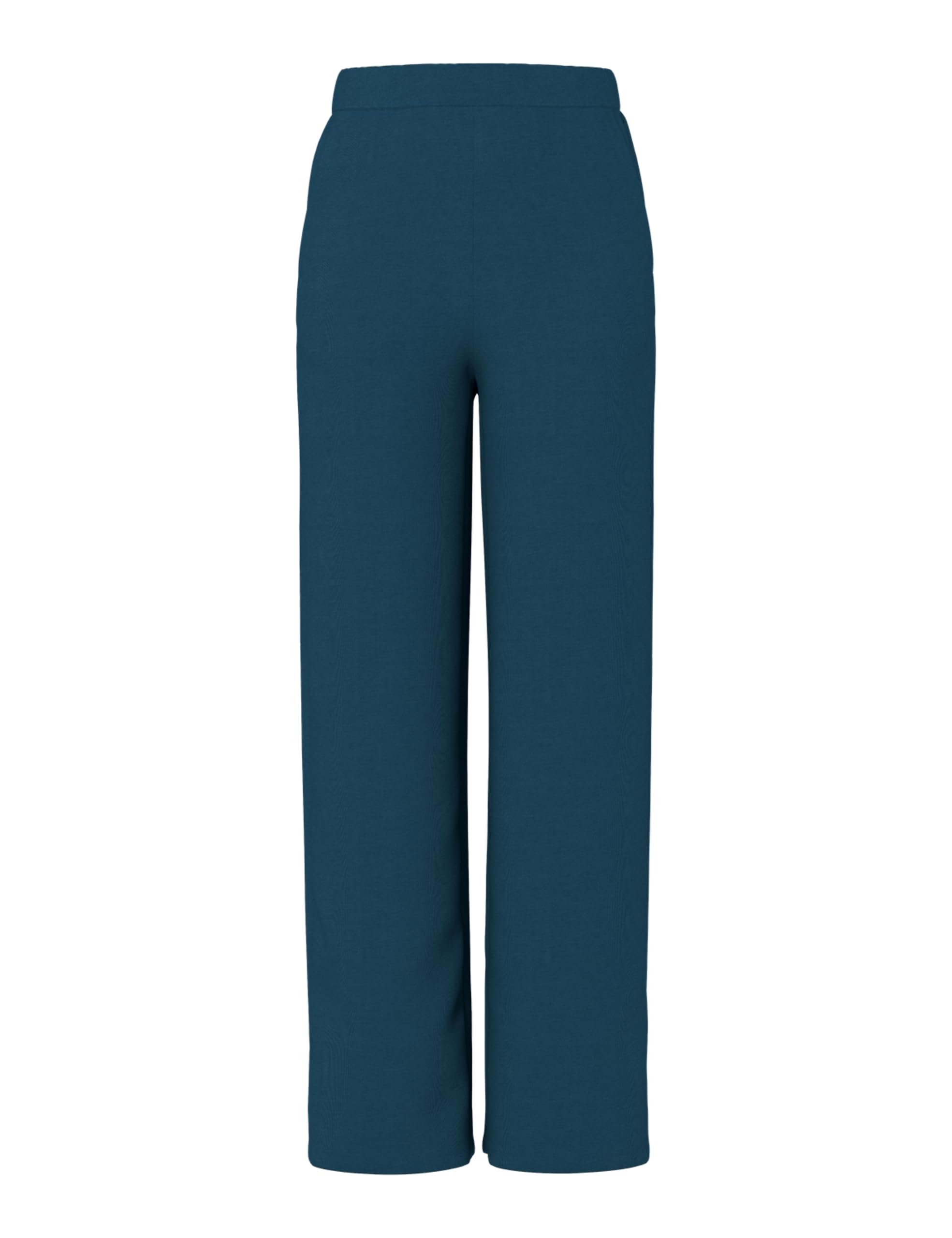 Pieces Pcmichelle Scuba HW Pants pantaloni argento vita alta