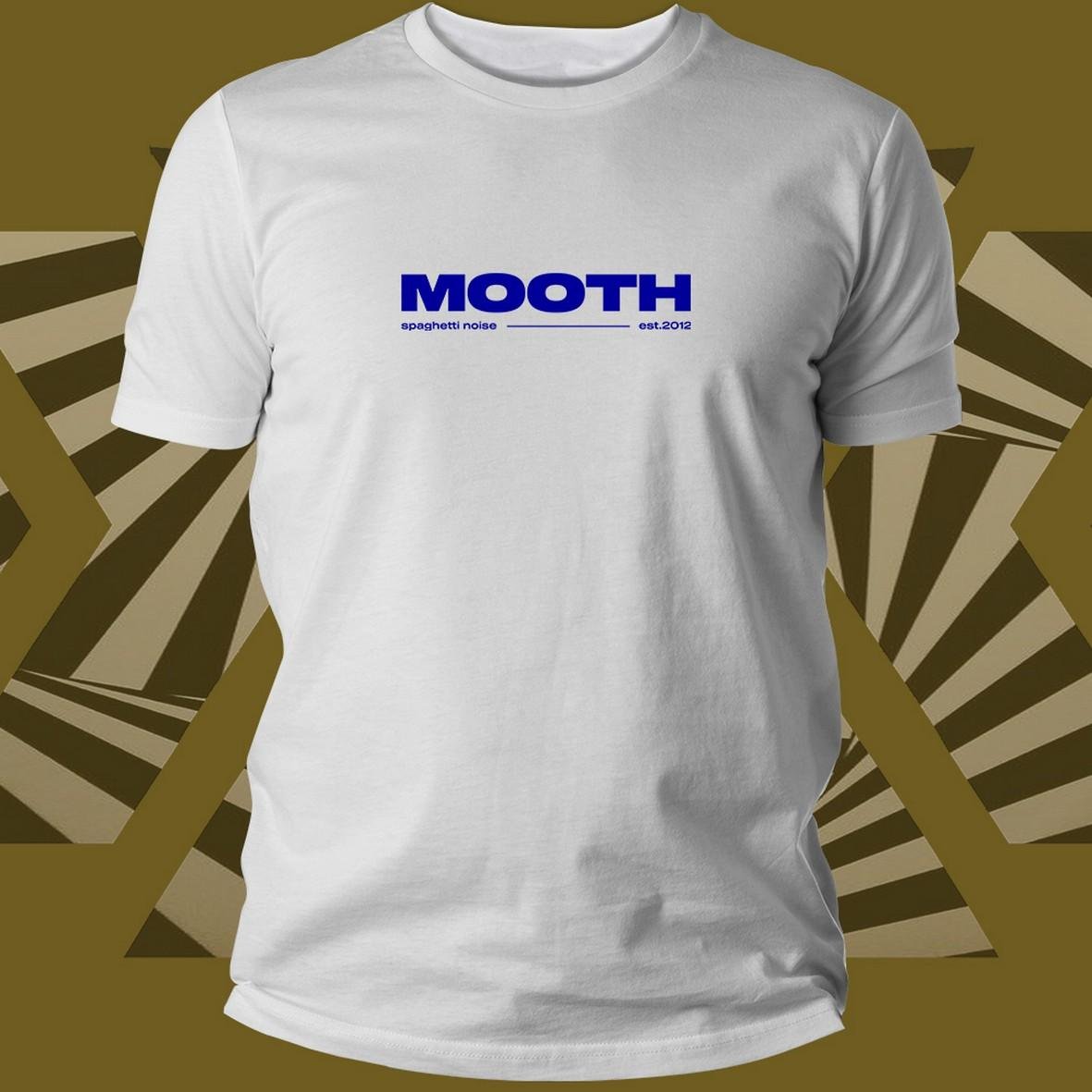 Mooth Blue Logo t-shirt cotone organico
