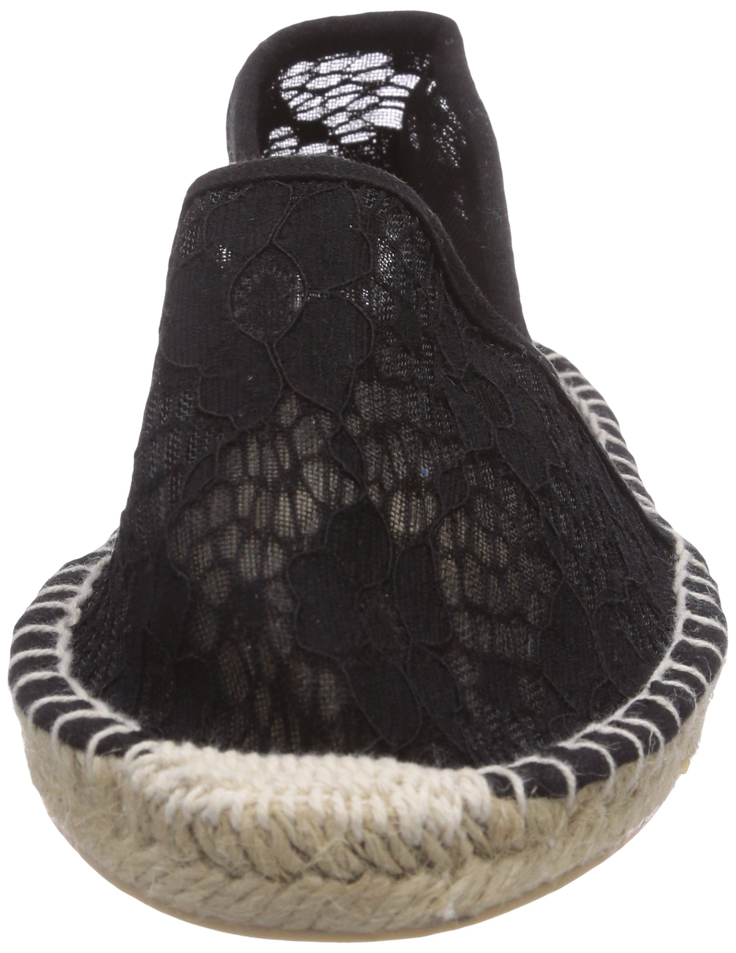 Pieces Haisha Lace espadrillas donna nere 38 EU tela