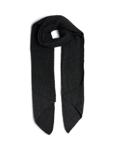 Pieces & Peace 17076047 sciarpa donna nera acrilico