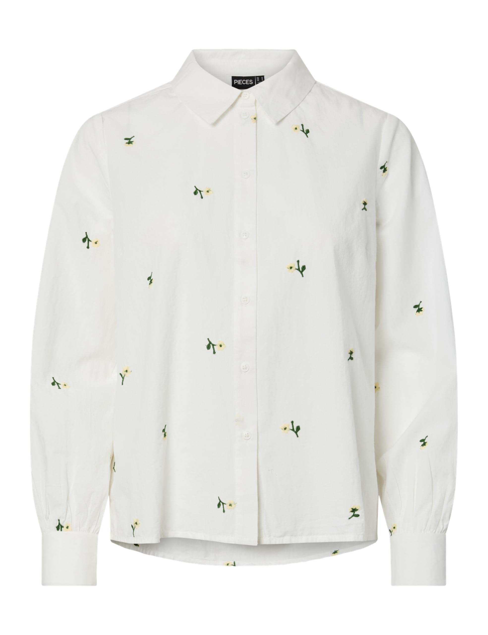 Pieces Pcgeneva LS Wvn BC camicia donna M manica lunga