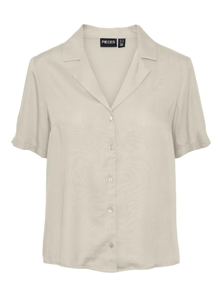 Pieces PCTALA camicia manica corta nero uso quotidiano