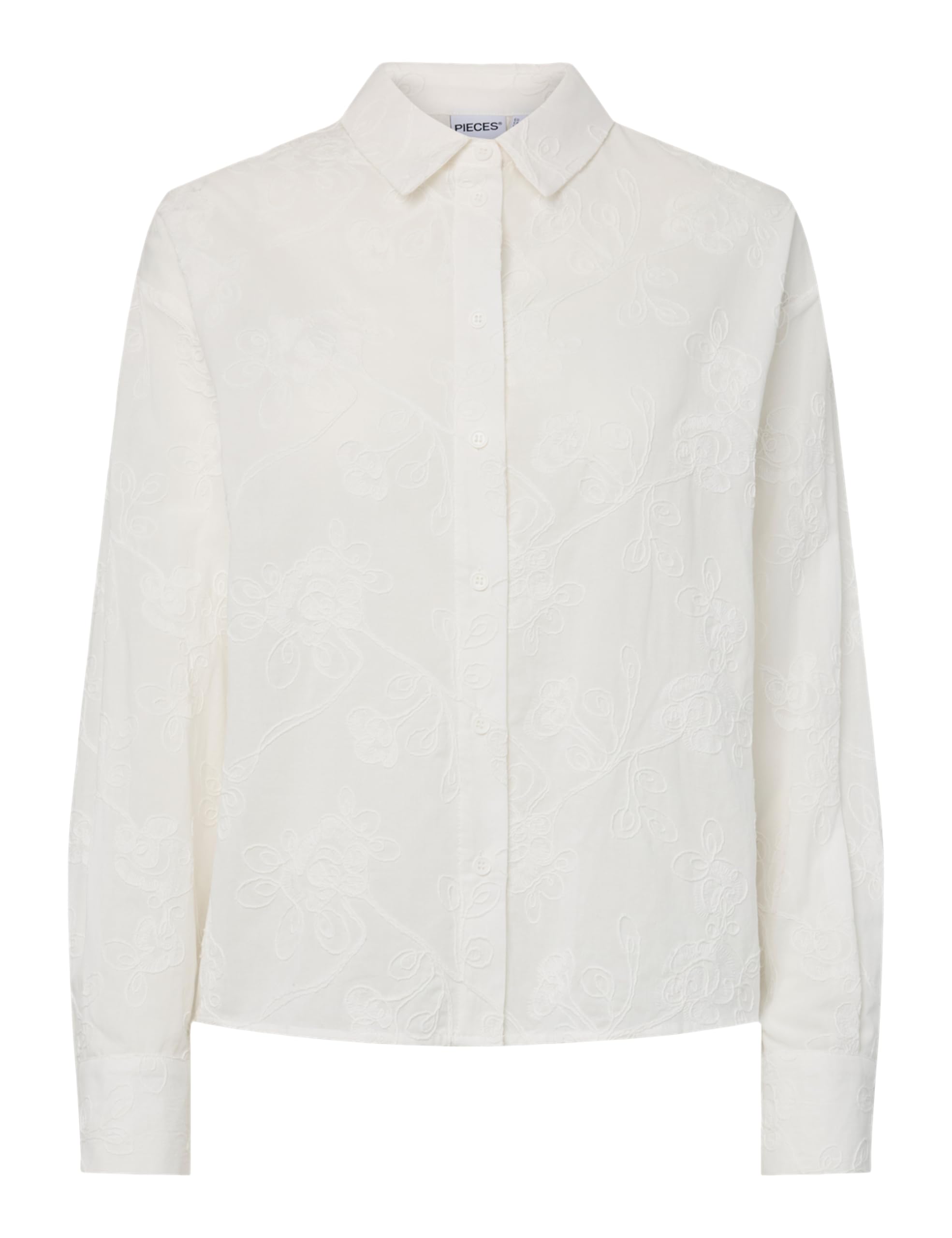 Pieces Pcjefina LS Shirt camicia donna manica lunga M