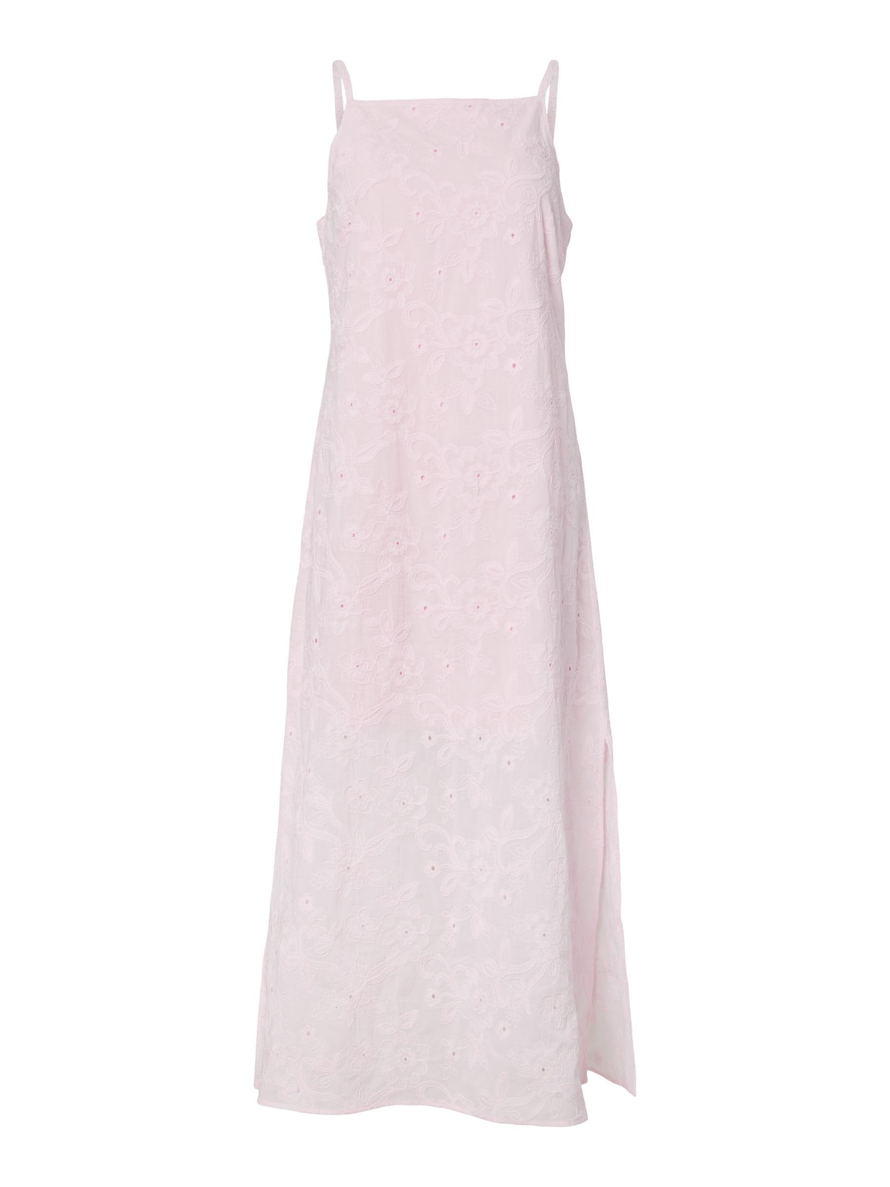 Pieces Pcginger SL Ankle Dress abito lungo smanicato