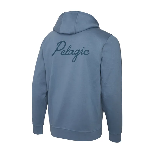 Pelagic Tanner Lines In felpa zip uomo petrol cotone