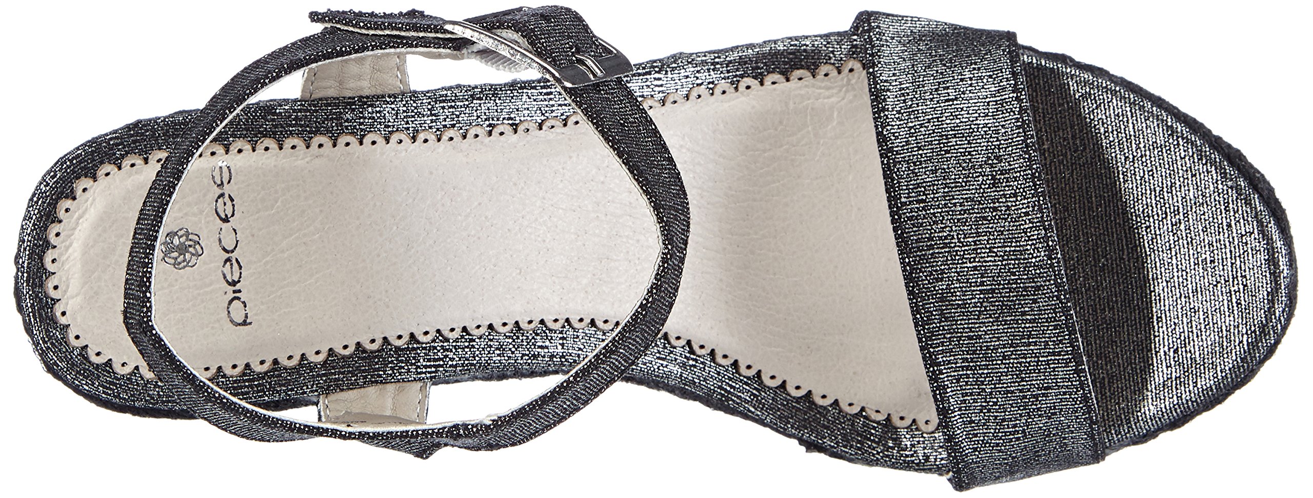 Pieces Halloumi Espadrillos sandali donna 37 con zeppa