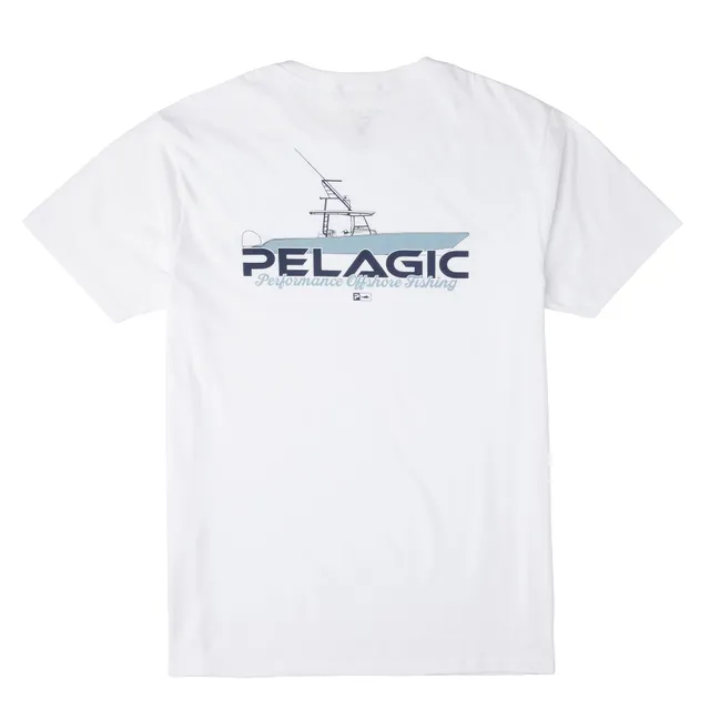 Pelagic Fast Times t-shirt uomo bianca cotone