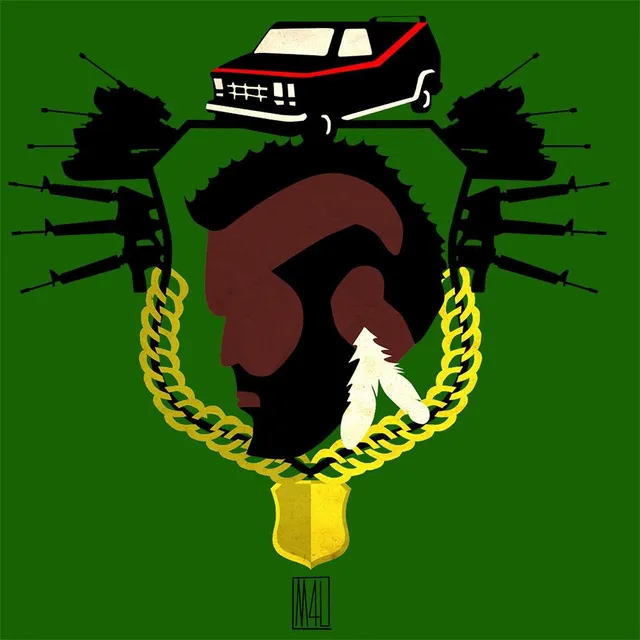 Matrix Music Store M4U Ateam Baracus t-shirt unisex cotone