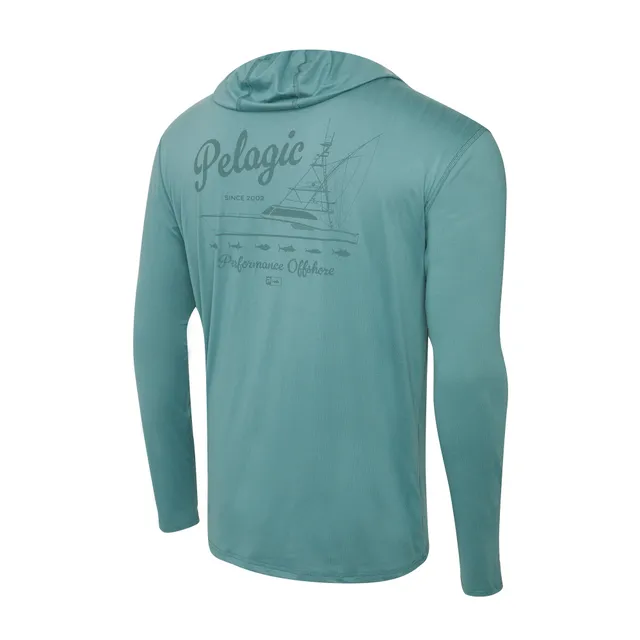 PELAGIC Freespool Haulin maglia uomo blu manica lunga