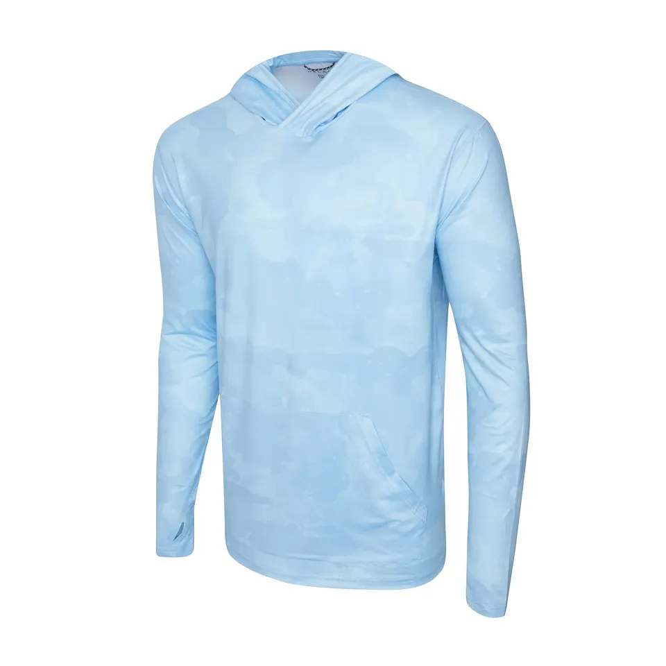 Pelagic Freespool maglia manica lunga uomo azzurra UPF 50+