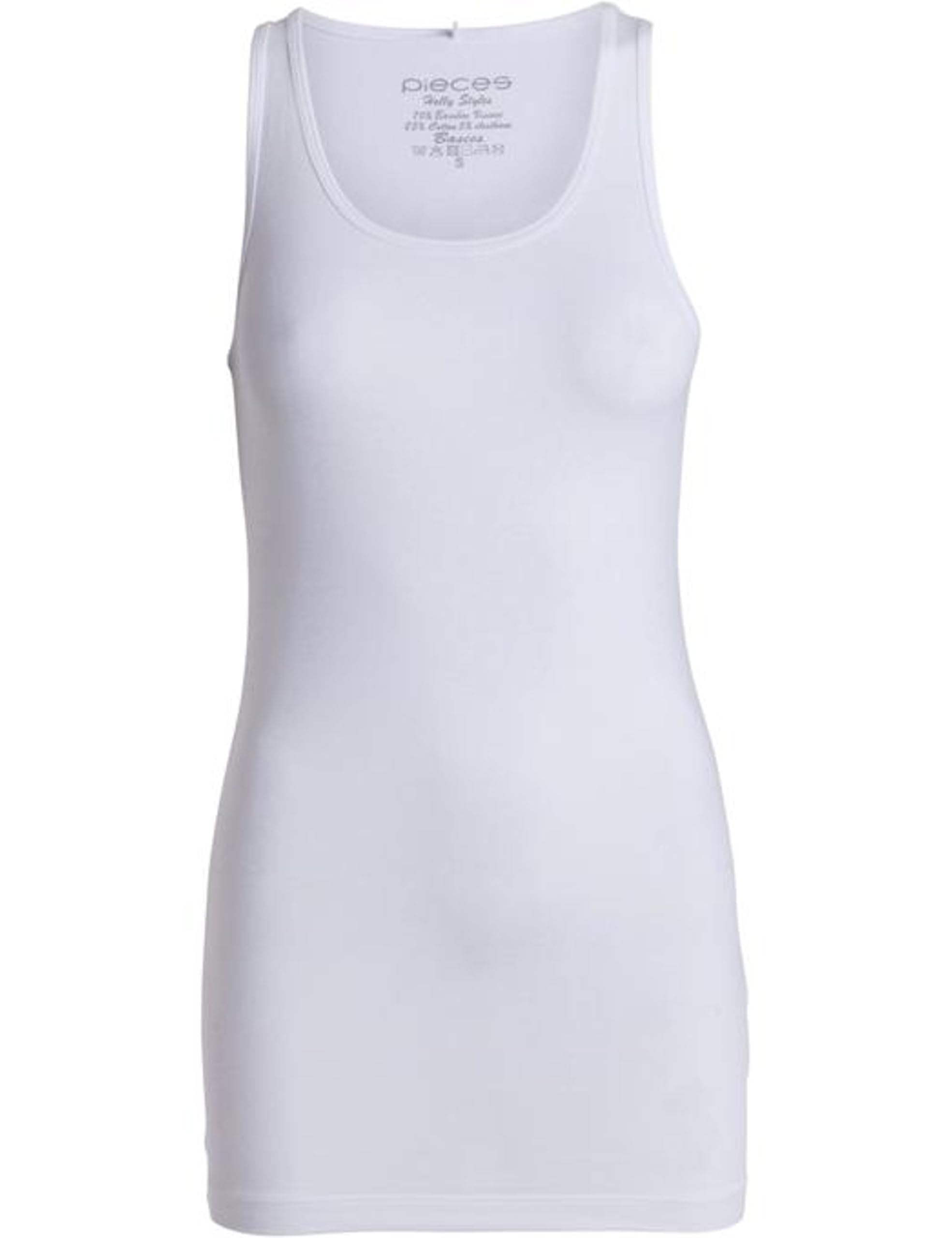 Pieces Pcholly Tank Top canotta donna blu taglia S