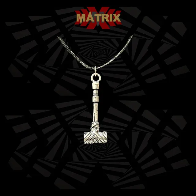 Matrix Hammer ciondolo zamac con cordino