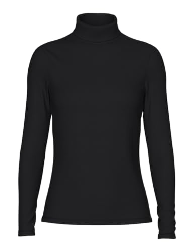 Pieces Pcsirene maglia dolcevita donna S cotone modal