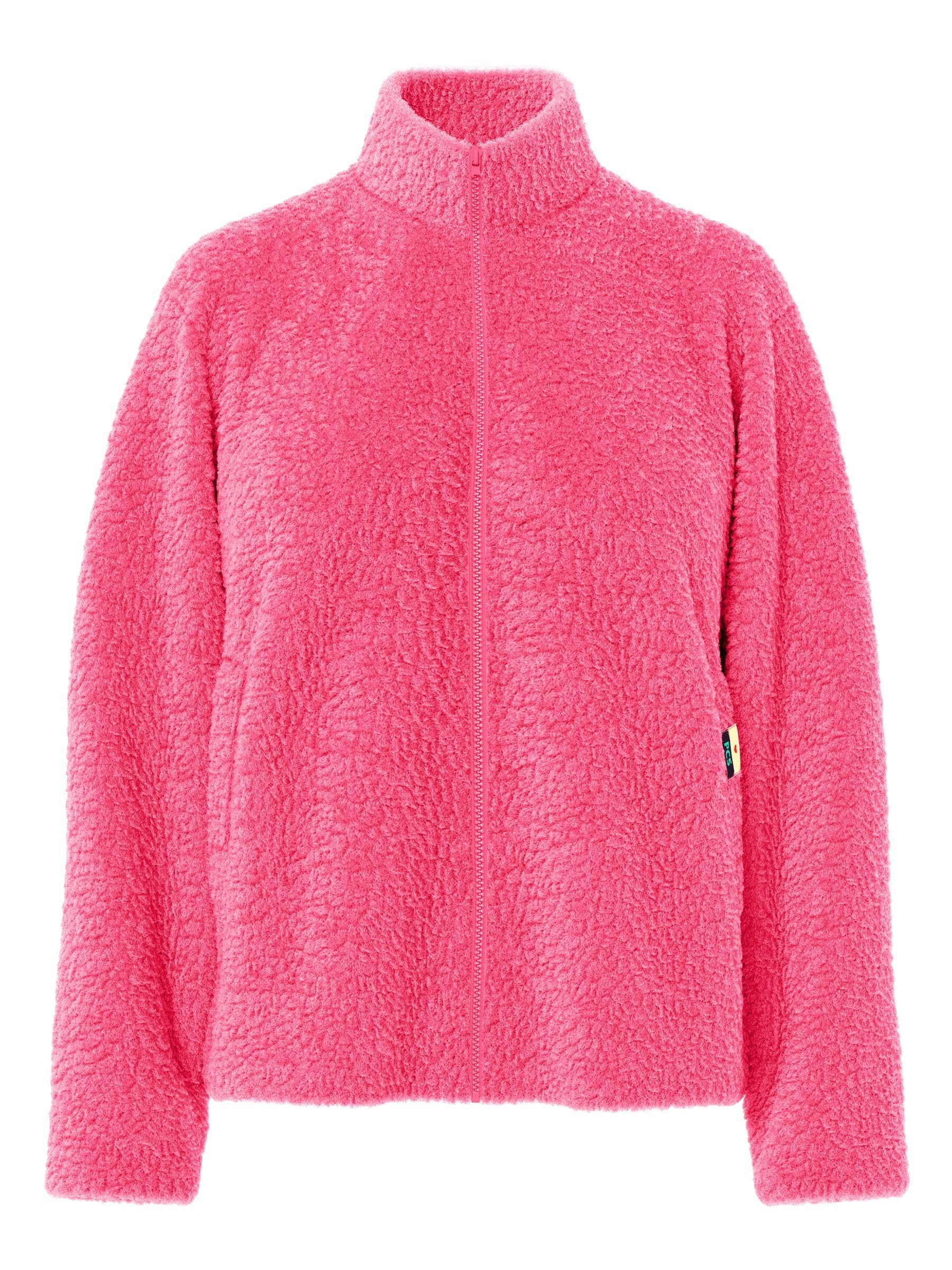 Pieces Pckatty Teddy High-Neck giacca donna collo alto teddy