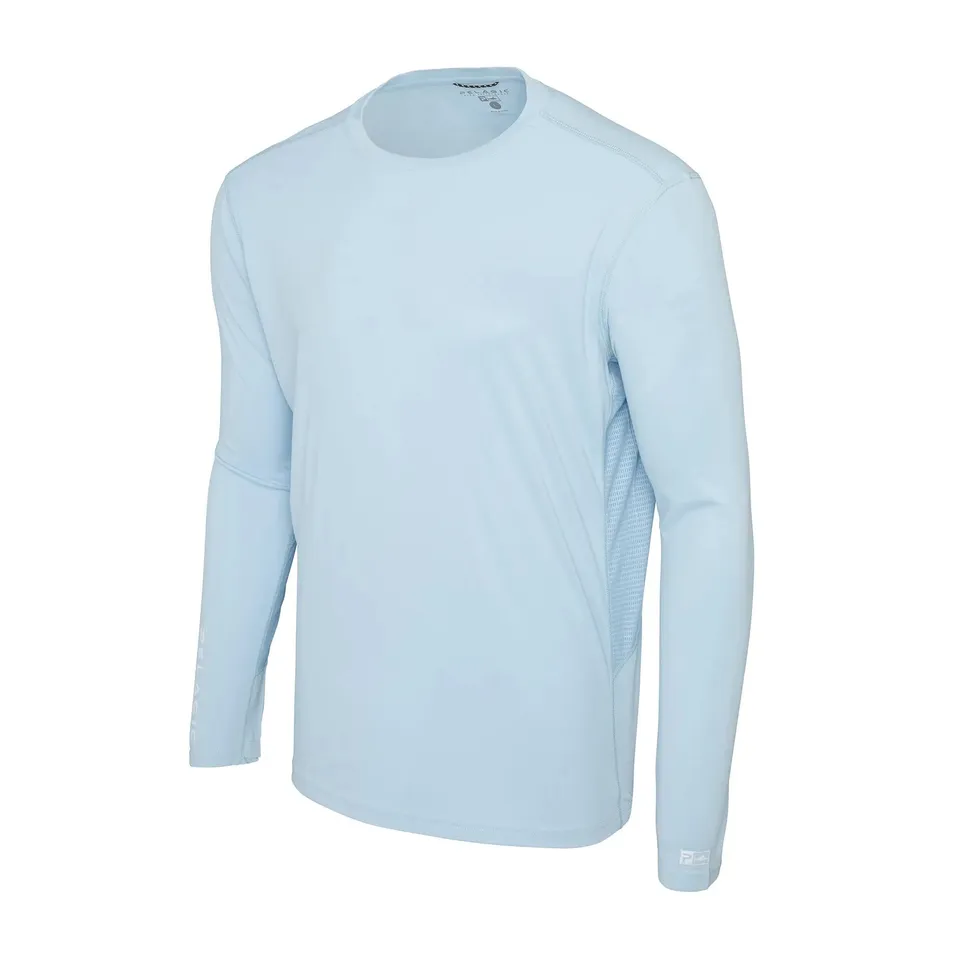 Pelagic Vaportek maglia pesca azzurro chiaro UPF 50+