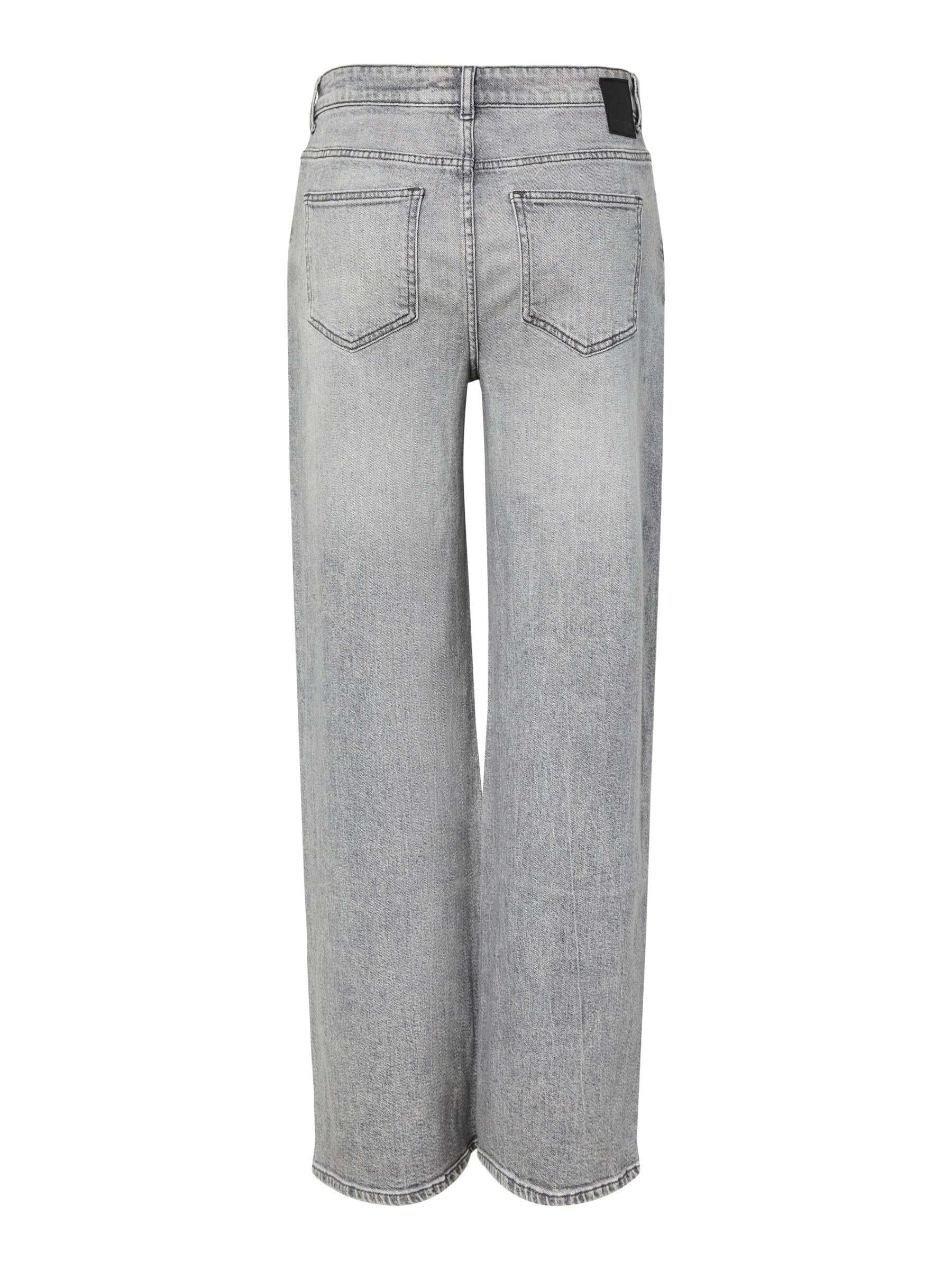 Pieces Pcsilke MW Wide Jeans MG Noos BC jeans donna 25W/30L larghi
