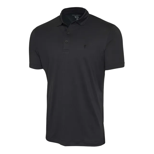 Pelagic Marco Polo Polo Uomo Nero Manica Corta Elasticizzata