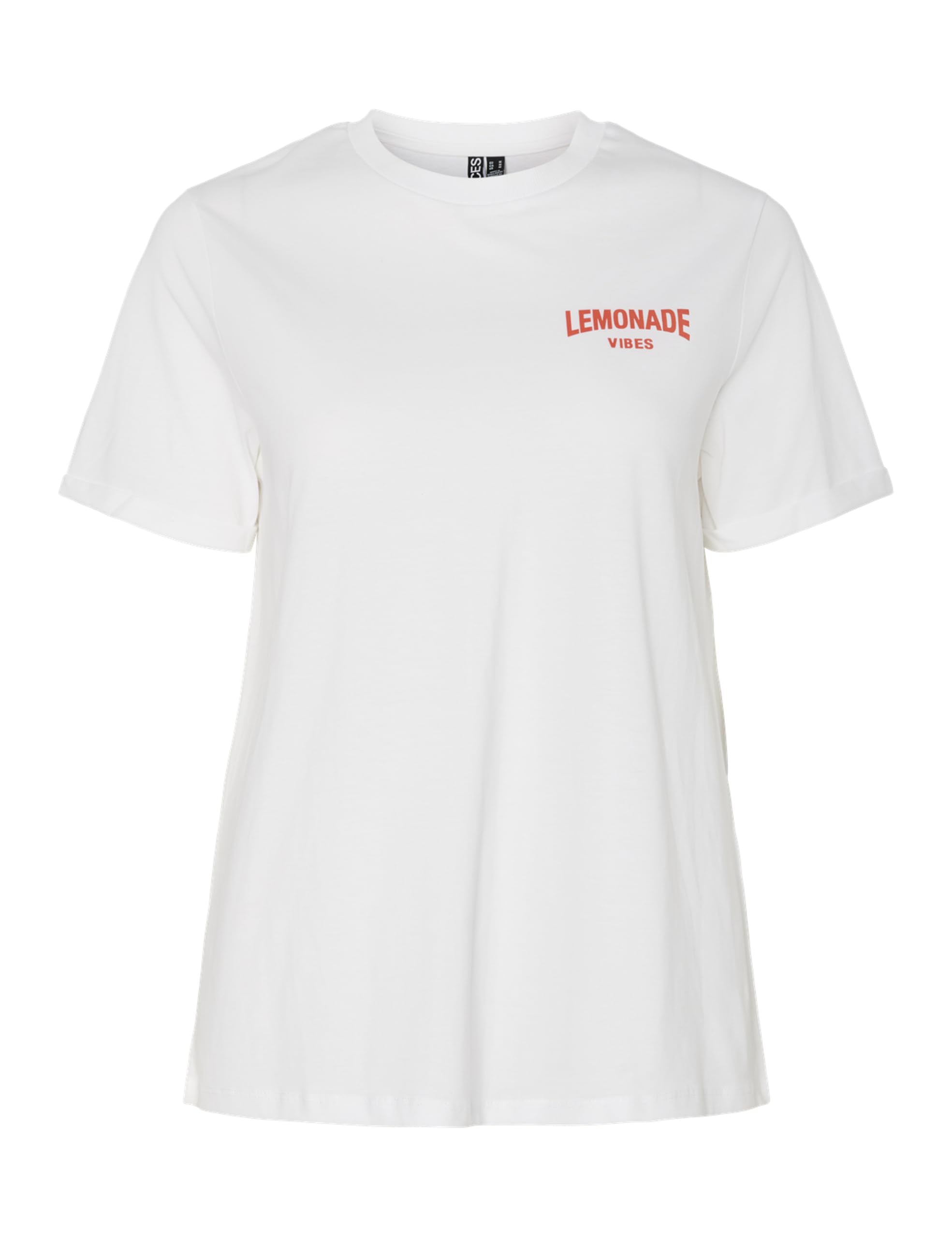 PIECES Pcfib SS t-shirt stampata bianco taglia M