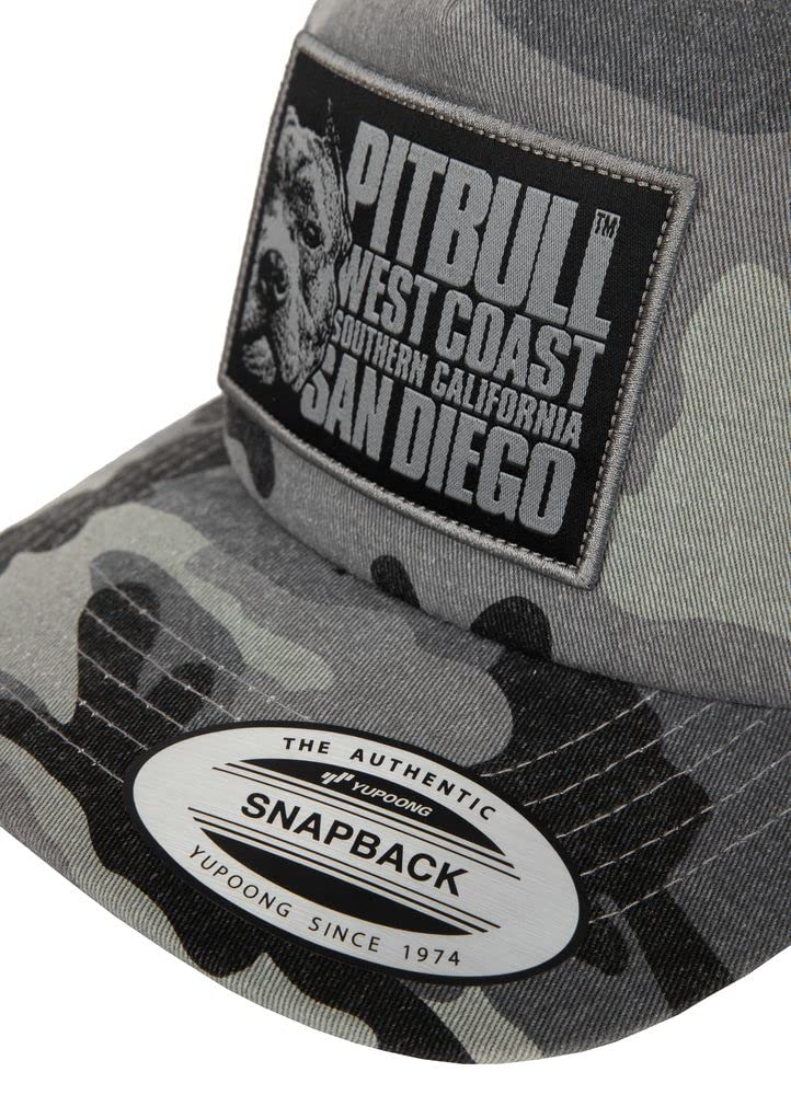 Pit Bull West Coast Blood Dog cappellino trucker mimetico