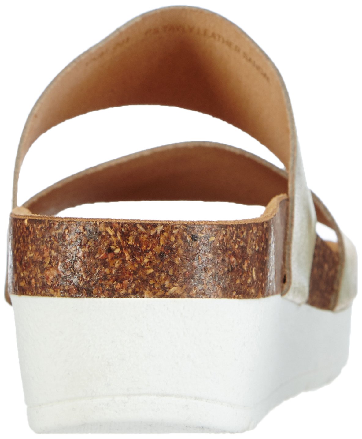 Pieces Tayly Leather Sandal Sandali Zeppa Oro Pelle