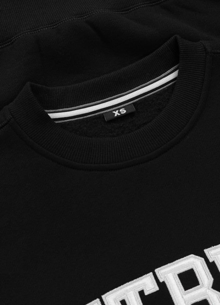 Pitbull felpa oversize donna senza cappuccio cotone