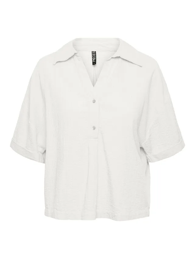 Pieces Pckiana SS Shirt camicia paradise green L