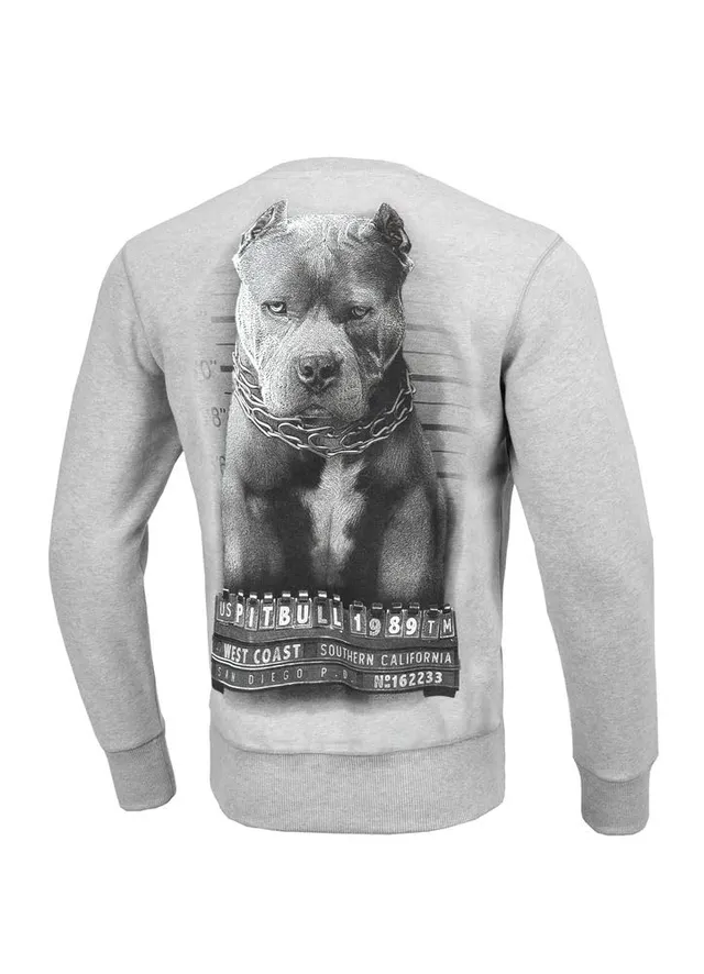 Pit Bull West Coast Mugshot felpa uomo cotone girocollo