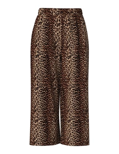 PIECES Pcflora HW Culotte pantaloni neri donna uso quotidiano